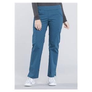 Cherokee Workwear Scrub Pant 6 Pockets Medium Caribbean Blue Womens Ea