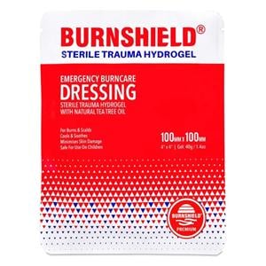 Burnshield Foam/Hydrogel/Mesh Burn Dressing 4x4" Sterile 24/Bx