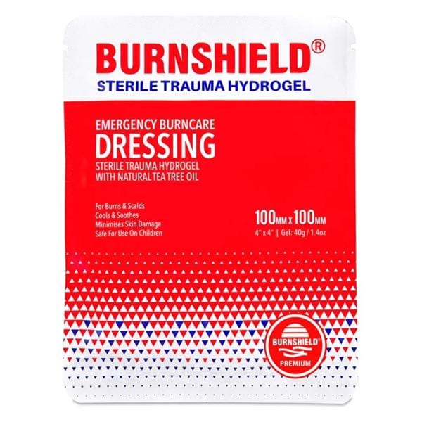 Burnshield Foam/Hydrogel/Mesh Burn Dressing 4x4" Sterile 24/Bx