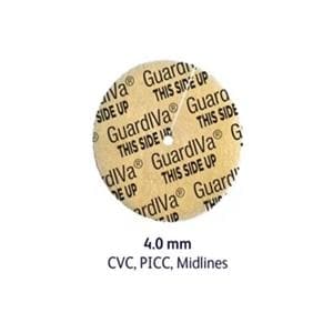 GuardIVa Chlorhexidine Gluconate IV Dressing 1" Diameter Sterile Disk Natural