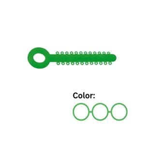 Safe T-Tie Ligature Ties on Sticks 0.120 in LF Neon Green 30/Pk
