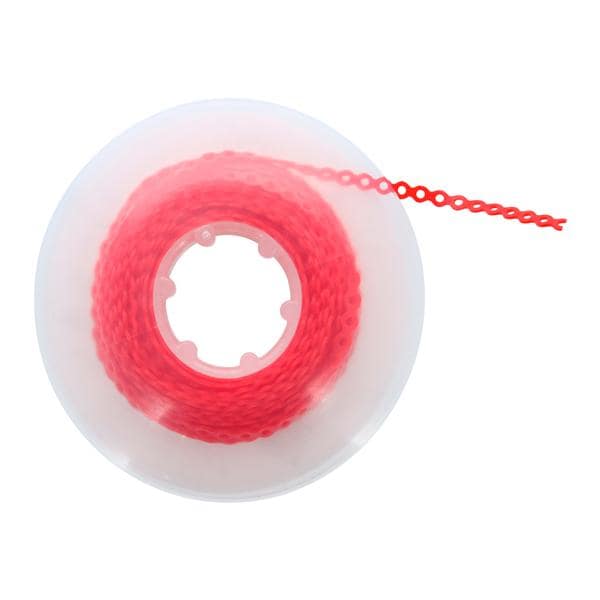 Ortho Organizers Chain Elastic Short 15 Feet LF Red Ea