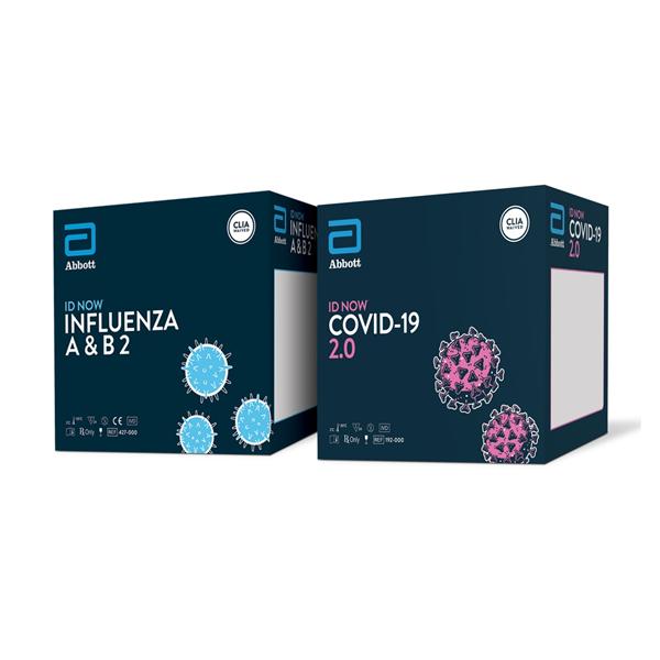ID NOW Flu A&B 2/COVID-19 Test Pack CLIA Waived Ea