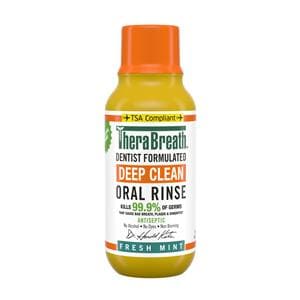 TheraBreath Deep Clean Fresh Mint Mouth Rinse 3 oz 72/Ca