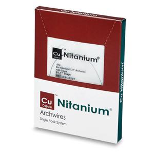 Archwire 35° Copper Nitanium 0.020 in x 0.020 in 10/Pk