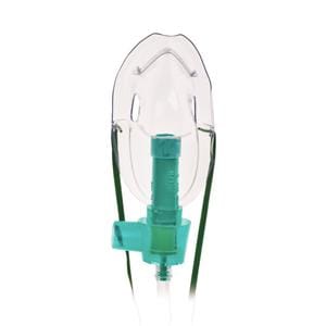 Mask Oxygen Adult PVC 50/Ca
