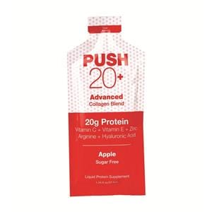 PUSH 20+ Supplement Liquid SF / GltnFr Clgn Blnd Apple 1.25oz Packet 60/Ca