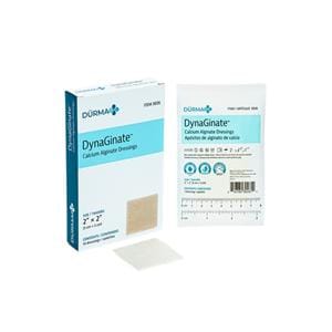DynaGinate Calcium Alginate Wound Dressing 2x2" Strl Sq NAdhs Cnfrmng Hi Abs LF