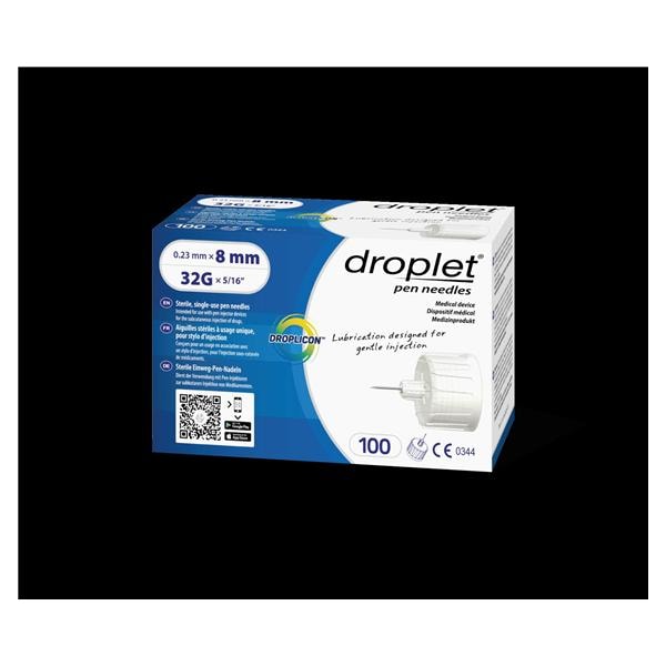 Droplet Pen Needle 32gx8mm _ 100/Bx