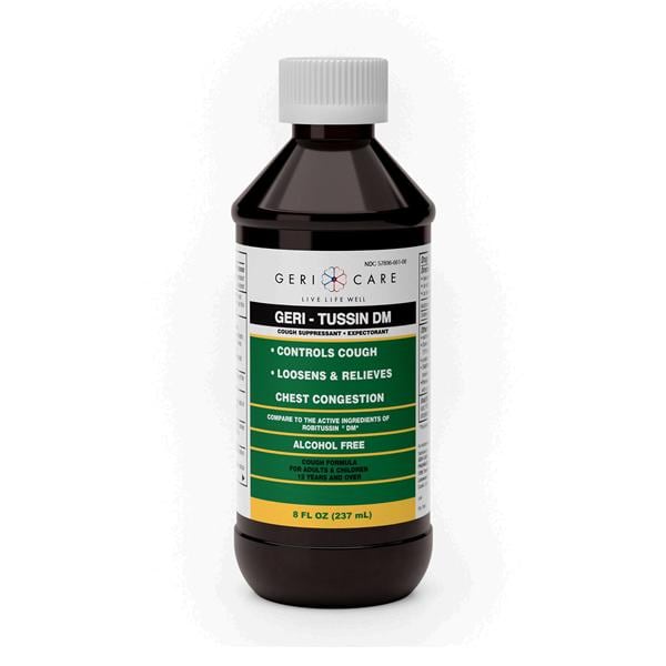 Guaifenesin DM 100/10mg/5mL 8oz Bottle 8oz/Bt