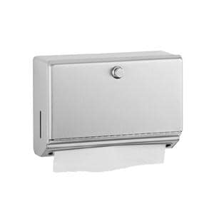 Paper Towel Dispenser Satin Finish Stainless Steel Ea
