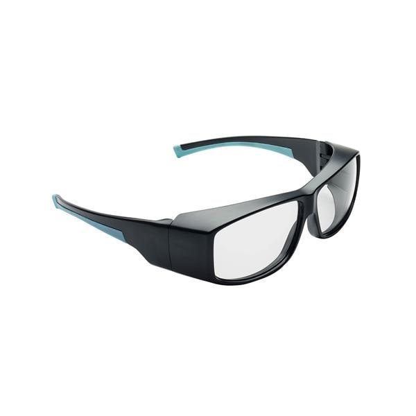 HTM Laser Safety Glasses Black / Gray Ea
