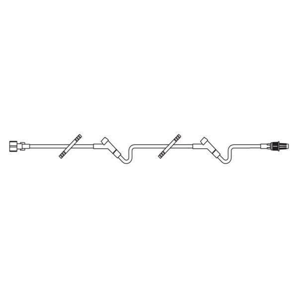 IV Extension Set 43" 2 Intrlnk Inj Sites: 34", 6 M LL Adptr/Clr Spk 48/Ca