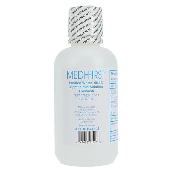Medi-First Eye/Skin Wash Solution 98.3% 16oz/Bt