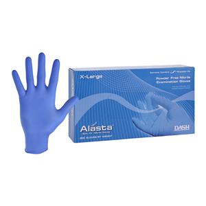 Alasta Soft Fit Nitrile Exam Gloves X-Large Blue Non-Sterile