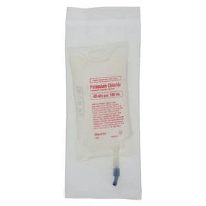 Potassium Chloride Injection 40mEq Highly Concentrated Bag 100mL 24/Package