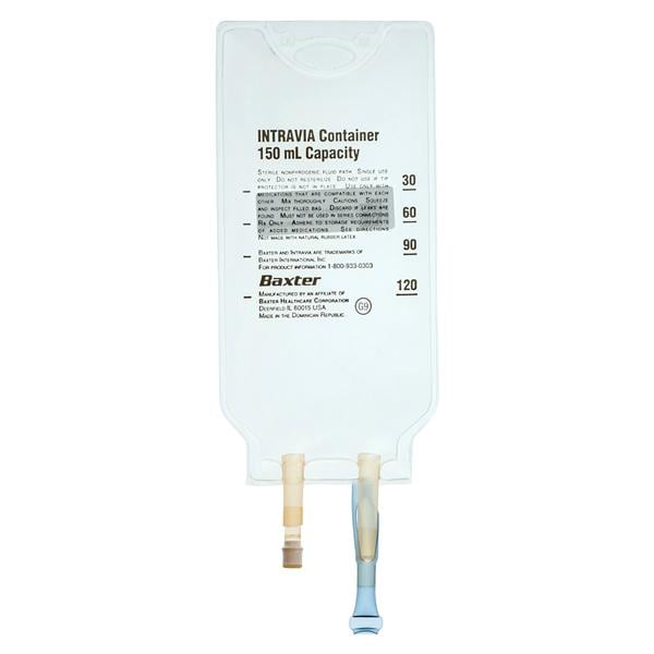 Intravia Empty Container Plastic 150mL 6/Pk