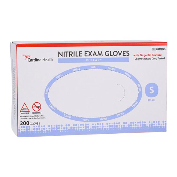 Flexal Nitrile Exam Gloves Small Cornflower Blue Non-Sterile 200/Bx