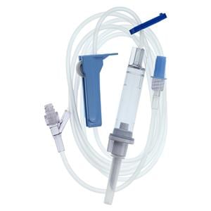 IV Solution Set 10 Drops/mL 76" Male Luer Lock Adapter Primary Infusion Ea, 48 EA/CA