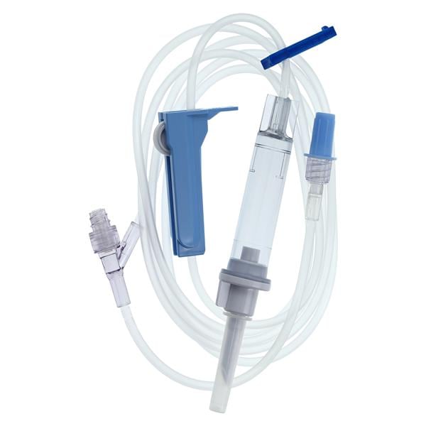 IV Solution Set 10 Drops/mL 76" Male Luer Lock Adapter Primary Infusion Ea, 48 EA/CA