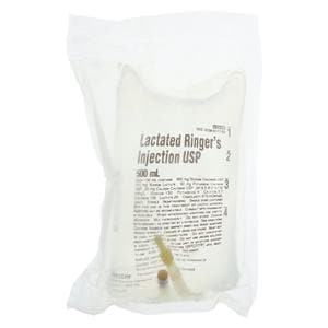 Viaflex IV Injection Solution Lactated Ringers 500mL Vflx Plstc Cntr Ea