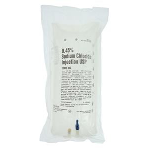 Viaflex IV Injection Solution Sodium Chloride 0.45% 1000mL Plastic Container Ea, 14 EA/CA