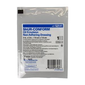 Shur-Conform Knitted Cellulose Acetate Gauze Dressing 3x3" Sterile Sqr NAdhr LF, 12 BX/CA