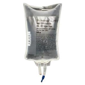 Viaflex IV Injection Solution Dextrose 5%/Electrolyte #48 500mL Plstc Cntn 24/Ca