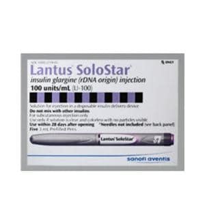 Lantus Solostar Injection 100U/mL Prefilled Pen 3mL 5/Package