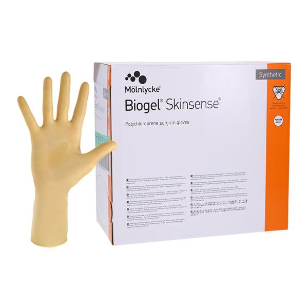 Biogel Skinsense Polychloroprene Surgical Gloves 7 Straw, 4 BX/CA