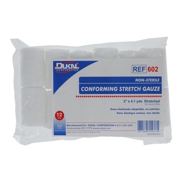 Conforming Bandage Gauze 2"x4.1yd Non-Sterile 12/Bg, 8 BG/CA