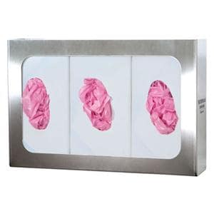 Stainless Steel Glove Box Holder Triple Ea