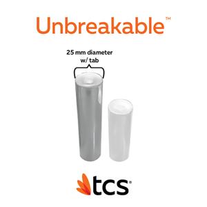 Unbreakable by TCS Nylon Thermoplastic Flexible Natural Lrg 25mm Tab Crtrdg 5/Pk