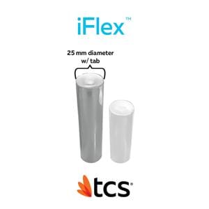 iFlex by TCS Polyolefin Thermoplastic Flxbl DkPnk Large 25mm Tab Cartridge 5/Pk