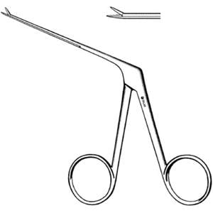 Micro Alligator Forcep Straight 3-1/4" Ea