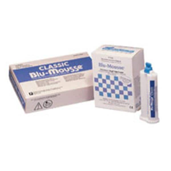 Blu-Mousse Pste Impression Material 160 mL 2 Min St Unflvrd Bs & Cat Tb Pkg Ea