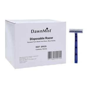 DawnMist Razor Blue Disposable 100/Bx