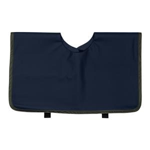 Soothe-Guard Lead-Free X-Ray Apron Pano Cape Adult Navy Blue w/ Thyrd Clr Ea