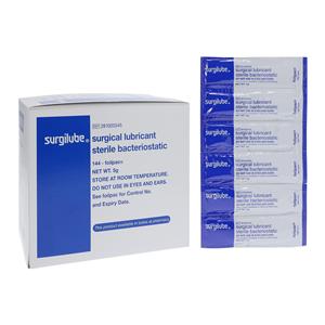Surgilube Lubricating Jelly 5gm Foil Packet 144/Bx, 6 BX/CA
