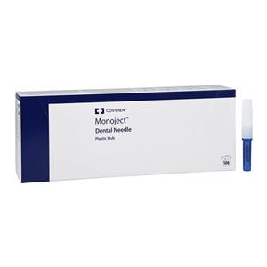 Monoject Needle Plastic Hub 30 Gauge Extra Short Blue 100/Bx, 10 BX/CA