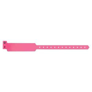 SuperBand Write-On Wristband Plastic Pink Adult 500/BX