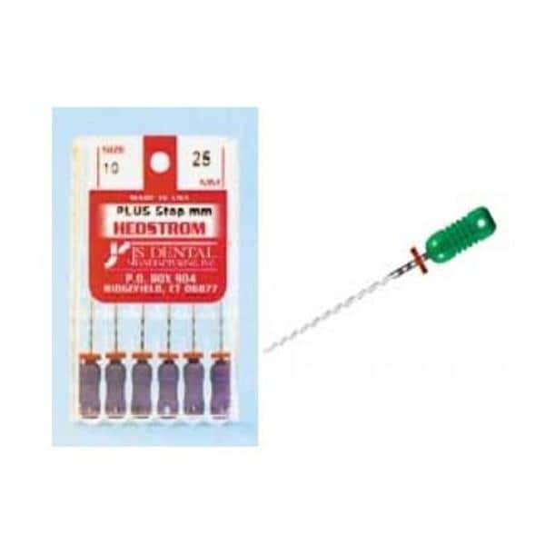 Hedstrom Plus File 25 mm Size 15-40 Stainless Steel Assorted Assorted 0.02 6/Bx