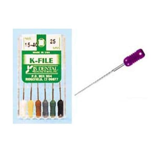 K-File 31 mm Size 45-80 Stainless Steel Assorted Assorted 0.02 6/Pk