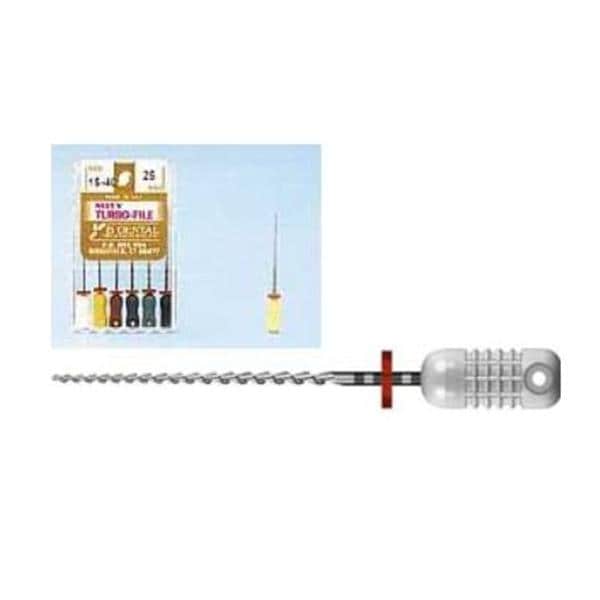 Mity Turbo File 31 mm Size 30 Nickel Titanium 0.02 6/Pk