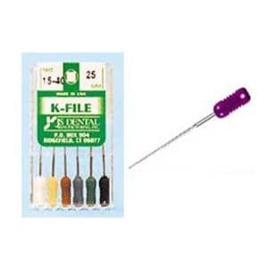 K-File 31 mm Size 55 Stainless Steel 0.02 6/Pk