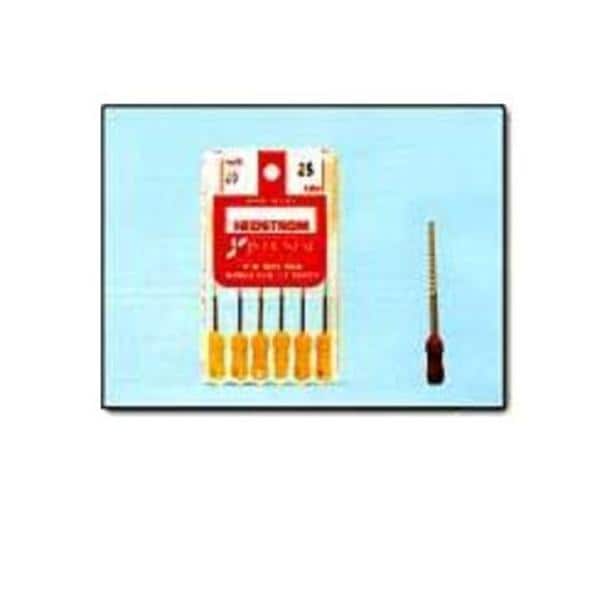 Hedstrom Files 21 mm Size 120 Stainless Steel 0.02 6/Pk