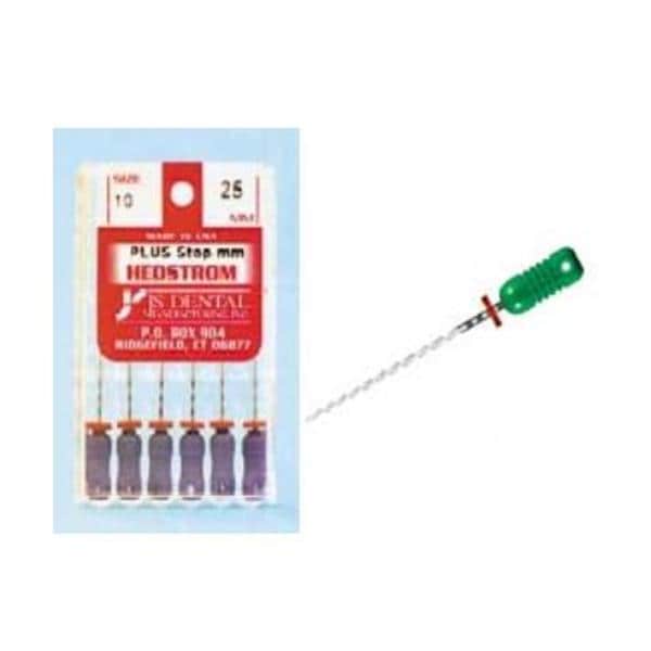 Hedstrom Plus File 31 mm Size 20 Stainless Steel Yellow 0.02 6/Bx