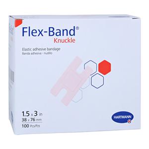 Flex-Band Adhesive Bandage Fabric 1.5x3" Flesh Sterile 100/Bx