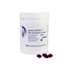Quick-Detect Plaque Disclosing Swabs Blue Violet 250/Pk