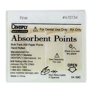 Absorbent Points 200/Bx